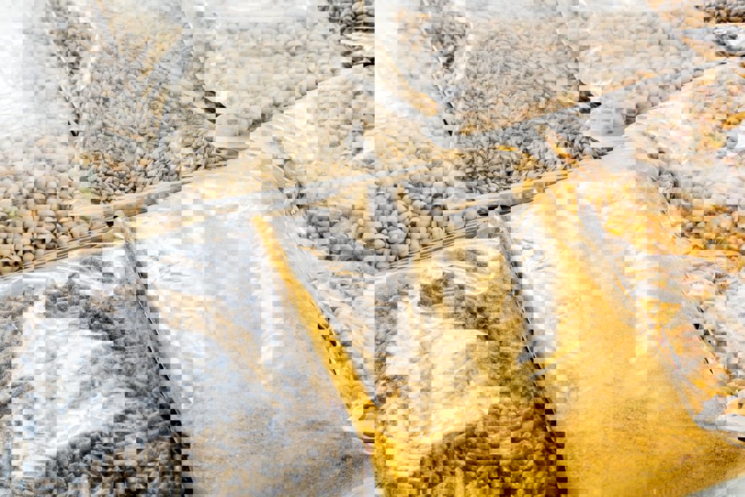 feed ingredients packed in small bags