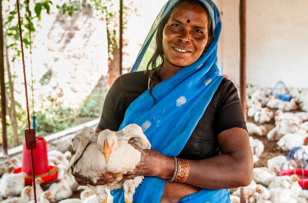 Women play an important role in agriculture and animal nutrition industry